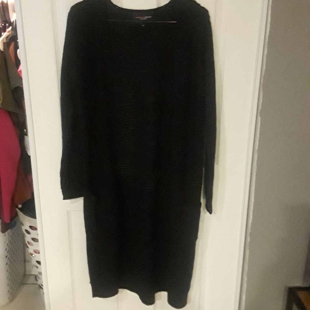 Long Cardigan with Pockets